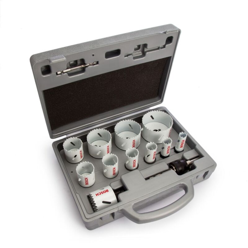 Bosch - 2608584667 Coffret de 14 scies trépans Progressor Ø19 à Ø76 mm pour bois et métal