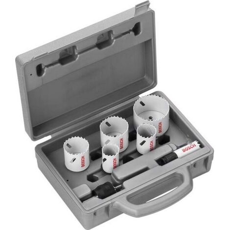 Jeux de scies cloches avec adaptateur Power Change, progresseur, Quantité : 9 pièces