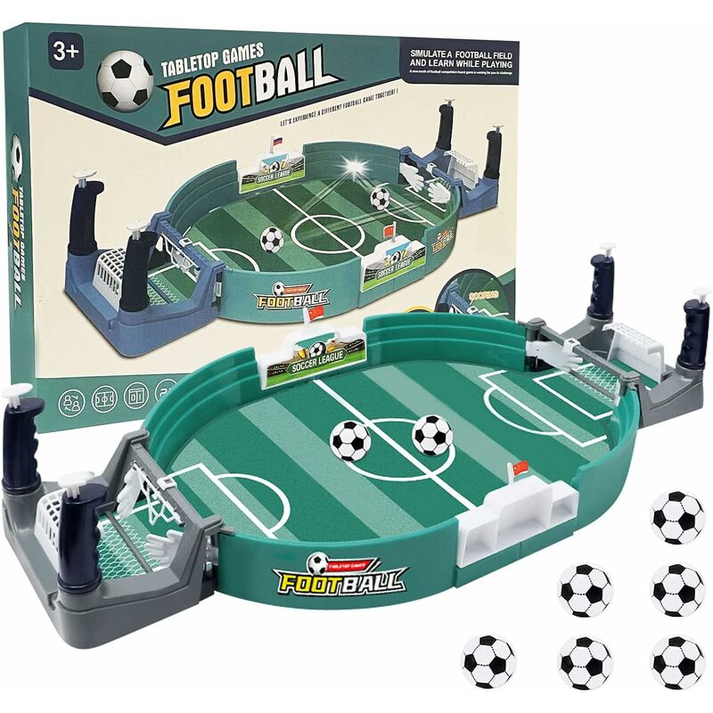 Jeux interactifs de football de table, mini - jeux de football de table avec 6 ballons de football, jouets de football de table, jeux de football de