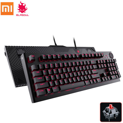 Jeux Mecaniques Clavier 104 Touches Rgb Backlight 1.8M Wired Edition Pour Pc Portable Gamer