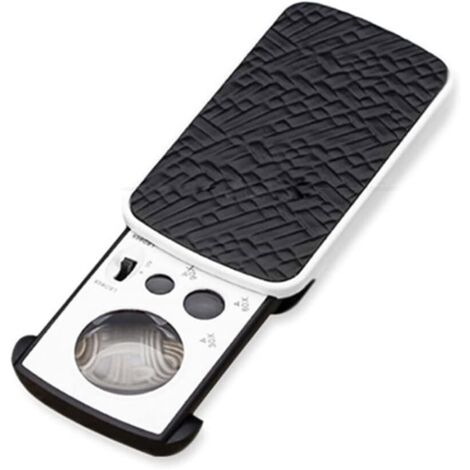Jewelry Magnifier - 30x 60x 90x 90x LED UV Light - For Jewelry, Diamonds, Gemstones, Coins, Stamps