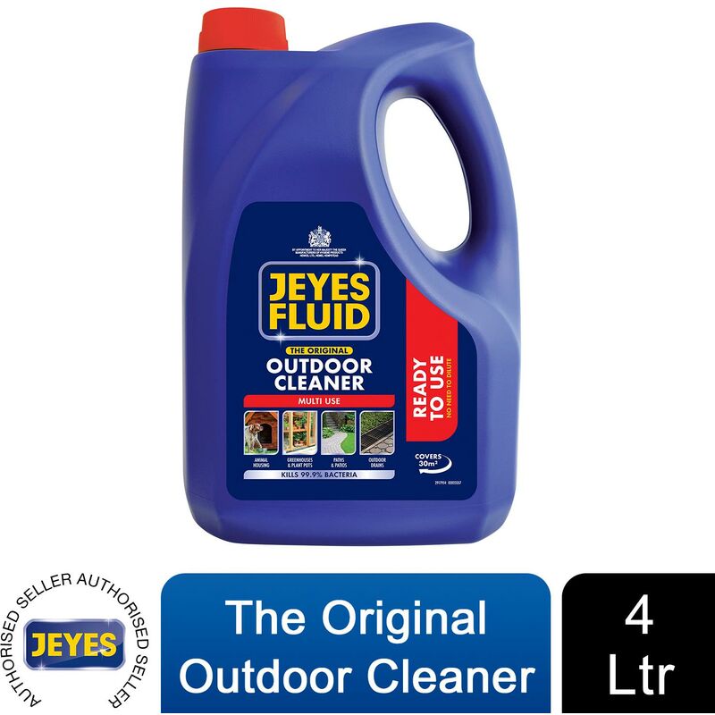 Jeyes - Fluid The Original Outdoor Cleaner Multi-Use with 30m2 Coverage, 4L