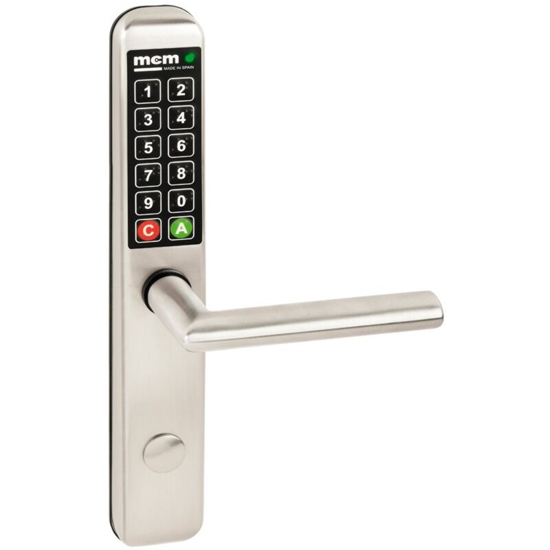 

Juego Manillas Con Cerradura Easy Key De-85 mm Puerta 45 mm Izquieda - Niquelado