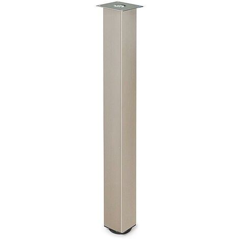 jgo.4patas regulable para mesa rigo 60x60-710 niquel satinado mesa fija