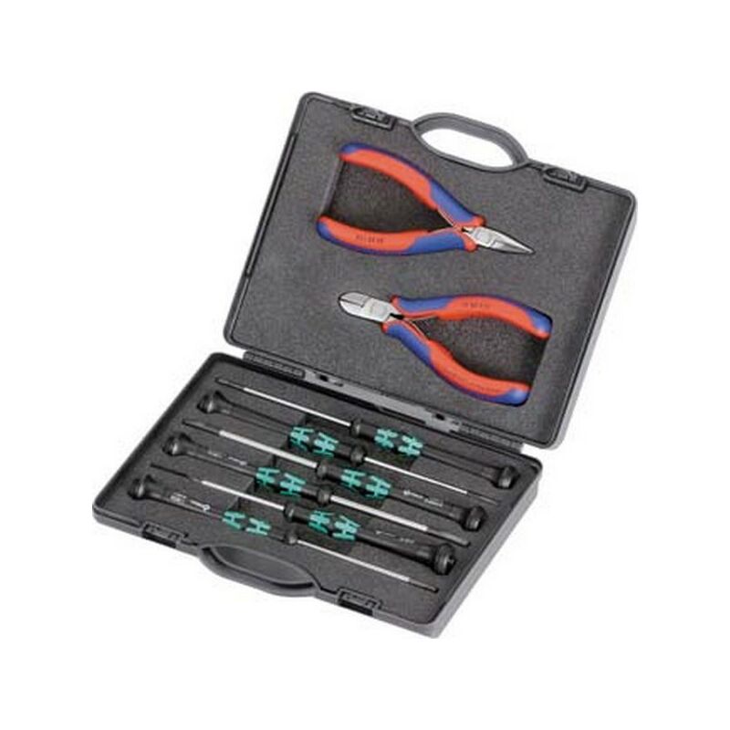 

Knipex - Pinzas electrónico, juego de destornillador, 8 unidades