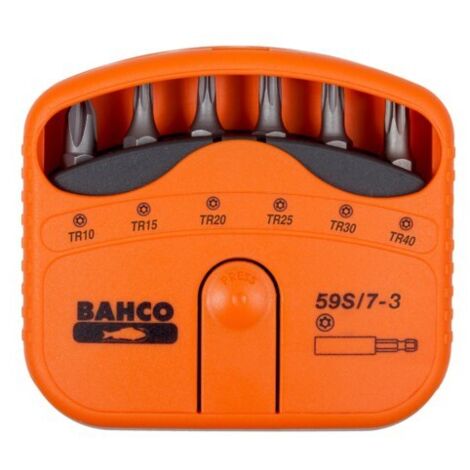 JGOS PUNTAS 1/4 ARD 7 PZAS CON ADAPTADOR 59S/7-3 - BAHCO