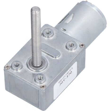 JGY-370 24V DC Schneckengetriebemotor, Turbinengetriebe mit hoher Torsion und Selbsthemmung für DIY-Modelle, 40 U/min.