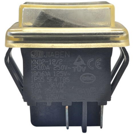 JIABEN KND2-12/2 Wippschalter 250V 20A 4Pin Schalter