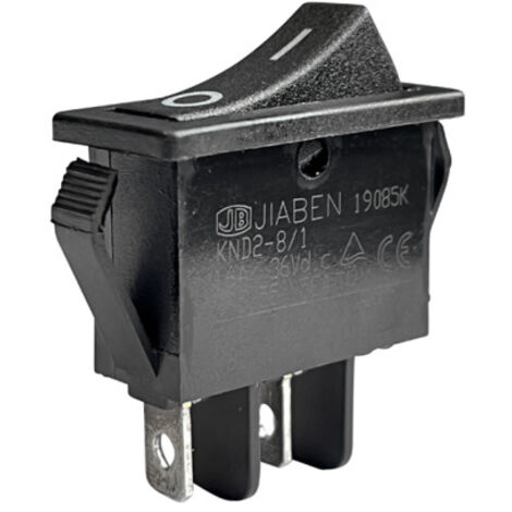 JIABEN KND2-8/1 Wippschalter 2Pin 36Vd.c 16A