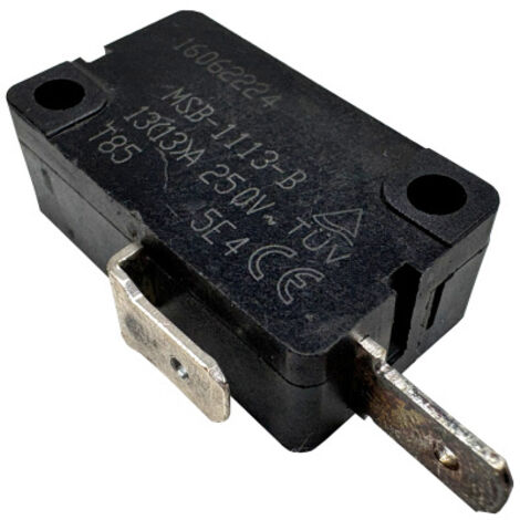 JIABEN MSB-1113-B Mikroschalter 250V 13A 2Pin Schalter für Gartenhäcksler uvm.