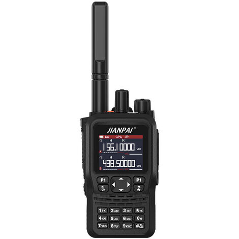 DRILLPRO JIANPAI 8800UV Plus 16 Kanal GPS APP Bluetooth Walkie Talkie Schwarz LAVENTE