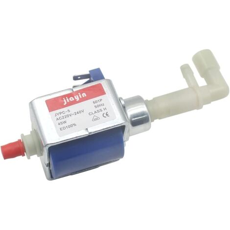 JIAYIN JYPC-501P AC 220 V à 240 V 45 W Pompe à eau électromagnétique avec soupape de décharge de pression pour machine à café, fers électriques, balai à vapeur