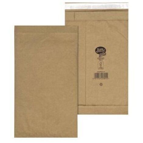 JIFFY Papierpolstertasche Jiffy® Nr. 3 mit Haftklebung Kraftpapier braun 100 St./Pack.