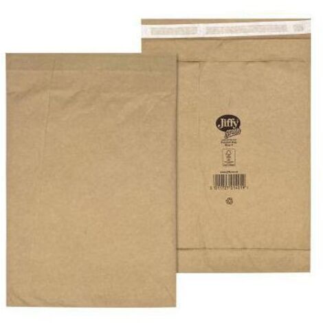 Jiffy Papierpolstertasche Nr.4 30001314 br 100 St./Pa