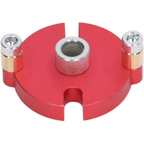 Jig de perçage à centrage automatique en alliage d'aluminium avec 8 douilles de précision pour assemblage bois