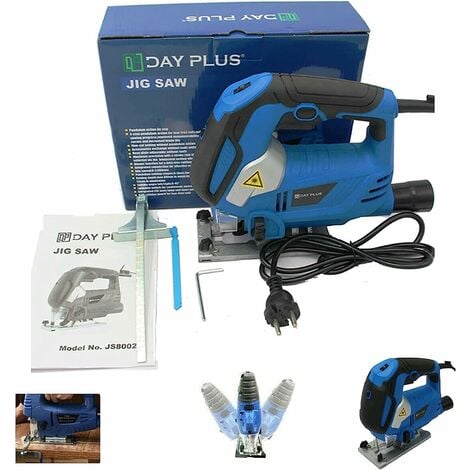 Jigsaw HYCHIKA 750W Electric Jigsaw with Laser,800-3000SPM,6 Blades,6 Variable Speed 