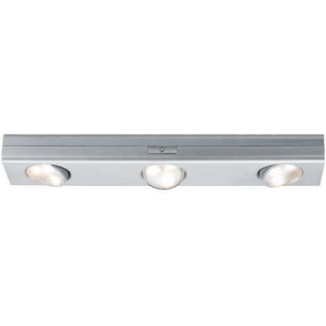 Jigle spot led armario regulable 3x0.18w luz ca'lida 3000k bateri'a regulable color cromo 706.35 opaco