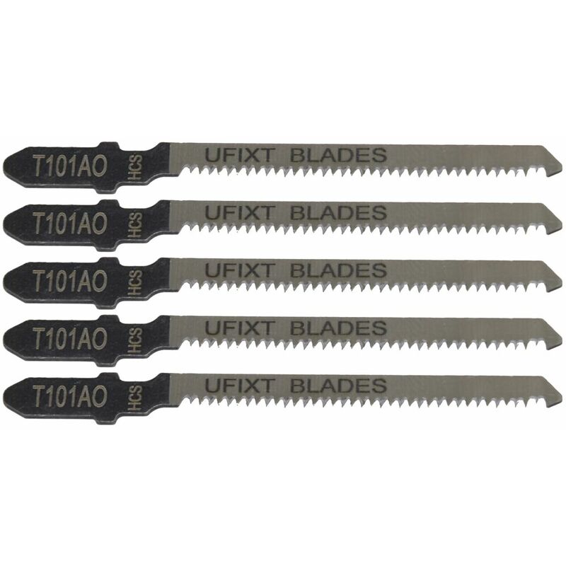 Ufixt - Jigsaw Blades T101AO For High Speed Wood Cutting High Carbon Steel HCS 5 Pack