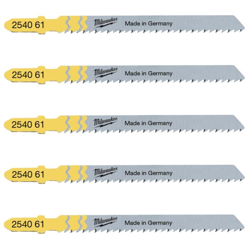 Aeg Wood Clean & Splinter Free Jigsaw Blades Pack Of 5 T101b
