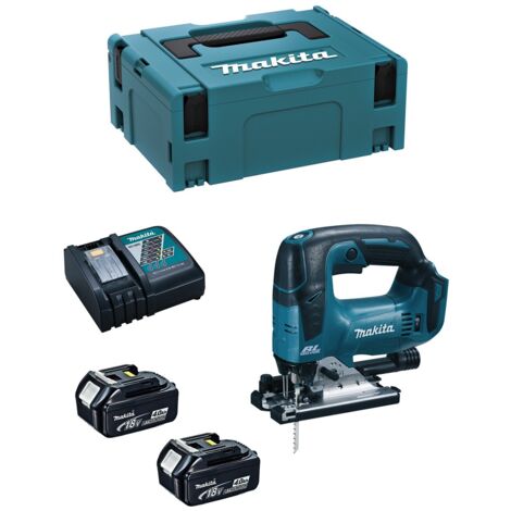 Jigsaw MAKITA DJV182RMJ (2 x 4,0 Ah + DC18RC + MAKPAC 2)