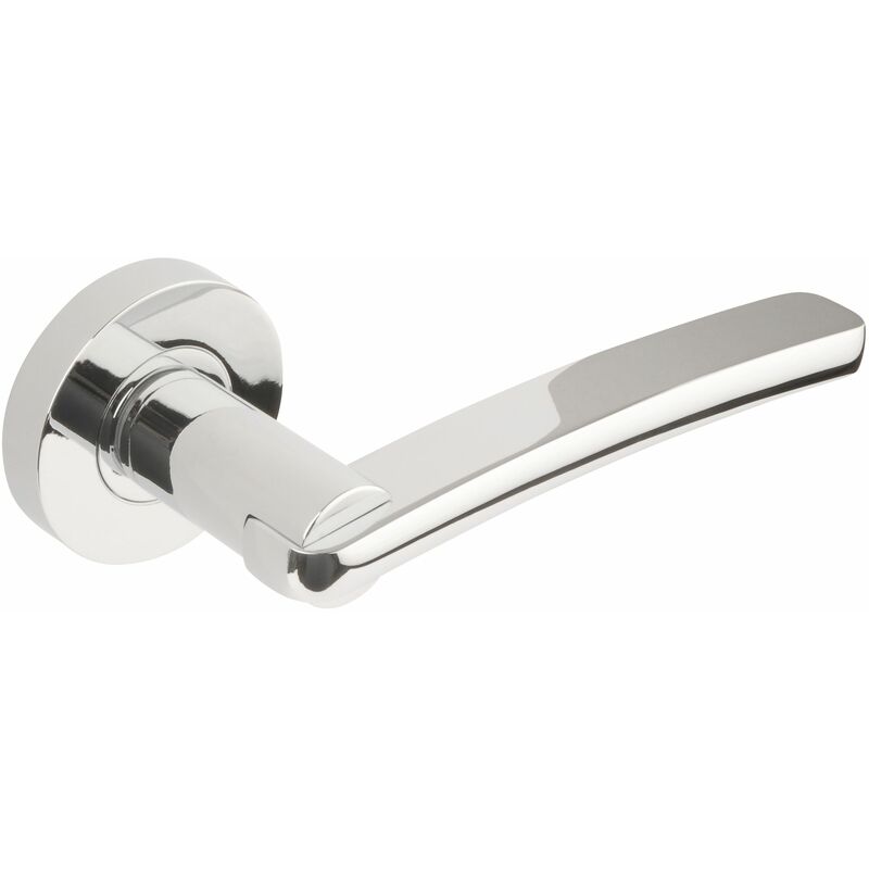 Union - Jigtech Condor Fire Rated Lever on Rose - Polished Chrome