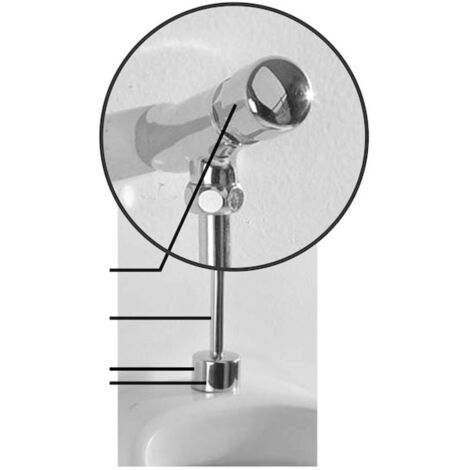 Jika Accessori - Dispositivo di risciacquo per urinali, con timer, cromo H8948040000001