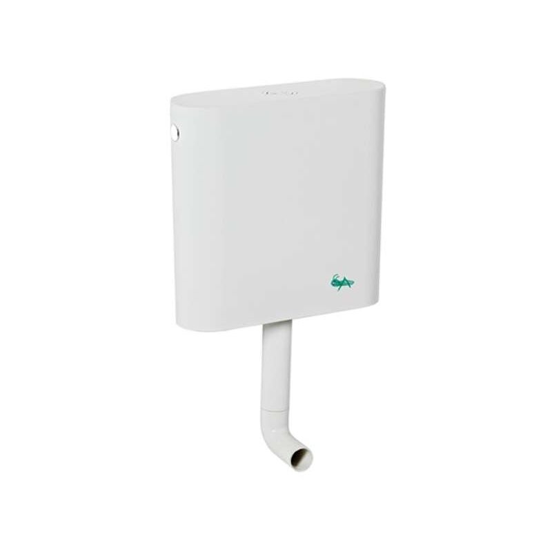 Jika - Baby - Réservoir de chasse d'eau, remplissage latéral, Dual Flush, blanc H8937110000001