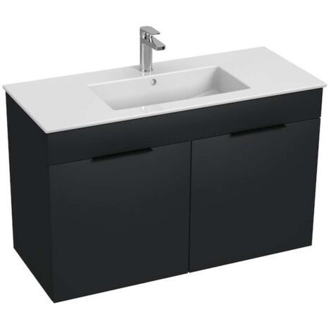 Jika Cube - Armario con lavabo 100x43x61 cm, antracita mate H4536511763521