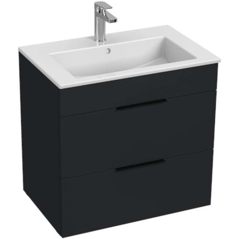 Jika Cube - Armario con lavabo 65x43x61 cm, antracita mate H4536021763521