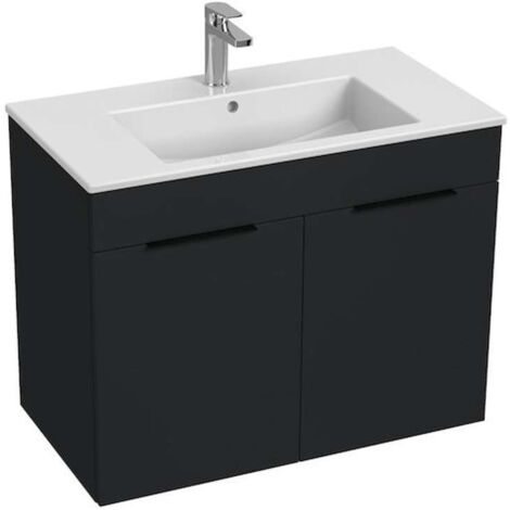 Jika Cube - Armario con lavabo 80x43x61 cm, antracita mate H4537521763521