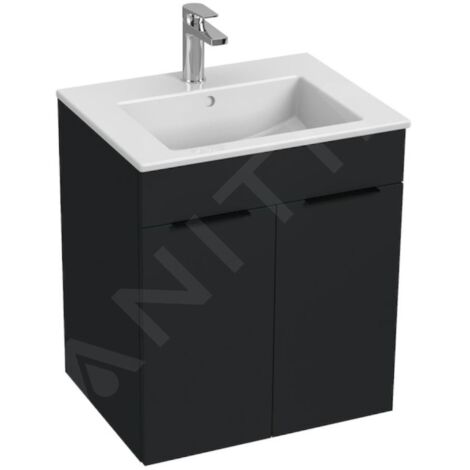 Jika Cube - Meuble avec lavabo 55x43x61 cm, anthracite mat H4536111763521