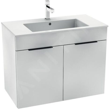 Jika Cube - Meuble avec lavabo, 790x422x622 mm, blanc H4537521763001