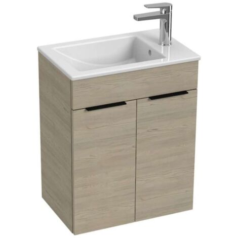 Jika Cube - Mobile con lavabo 51x34x61 cm, frassino H4536411765141