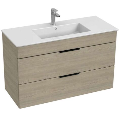 Jika Cube - Mueble con lavabo 100x43x61 cm, fresno H4536521765141