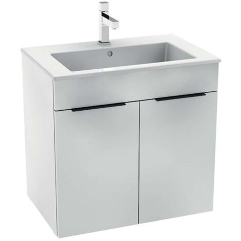 Jika Cube - Mueble con lavabo, 64x42x62 cm, blanco H4536011763001