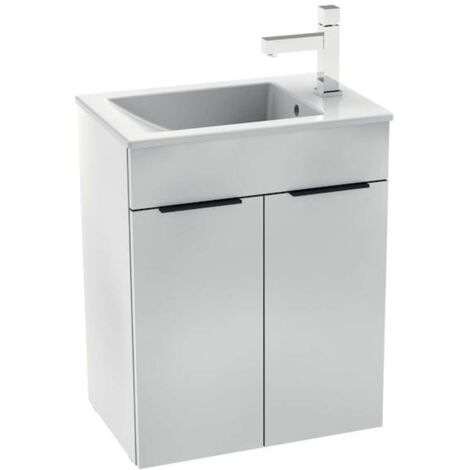 Jika Cube - Waschtisch mit Unterschrank, 49x33x61 cm, weiß H4536411763001