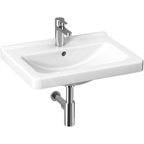 Jika Cubito - Lavabo 550x420 mm, sans trou pour robinetterie, blanc H8104220001091
