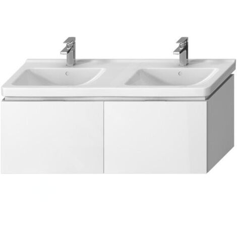 Jika Cubito - Meuble sous lavabo double 1280x480 mm, blanc H40J4274015001
