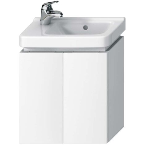 Jika Cubito - Mobile lavabo 440x480 mm, 2 ante, bianco H40J4202005001