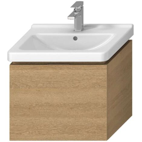 Jika Cubito - Mobile lavabo 590x480x427 mm, 1 cassetto, rovere H40J4233015191