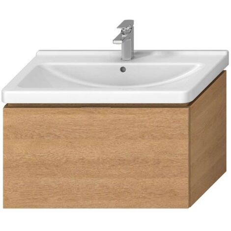 Jika Cubito - Mueble de lavabo 84x48 cm, roble H40J4263015191