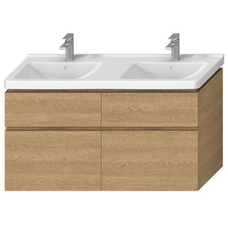 Jika Cubito Pure - Armario bajo lavabo doble, 1280x683, roble H40J4274025191