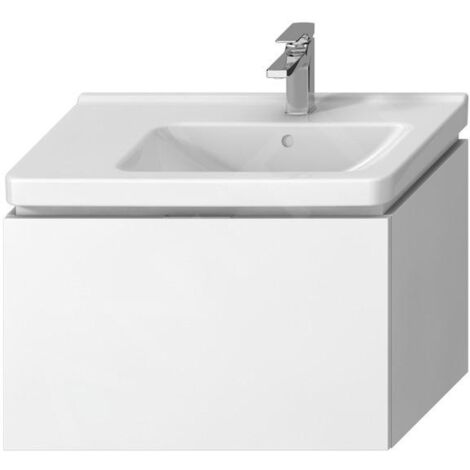Jika Cubito Pure - Meuble lavabo 740x480x426 mm, 1 tiroir, blanc H40J4253015001