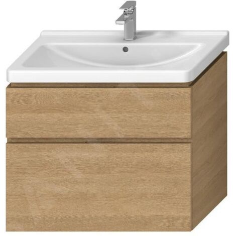 Jika Cubito Pure - Meuble sous lavabo 840x683 mm, chêne H40J4264025191