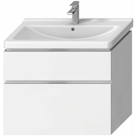 Jika Cubito Pure - Mobiletto sottolavabo 84x68 cm, bianco H40J4264025001