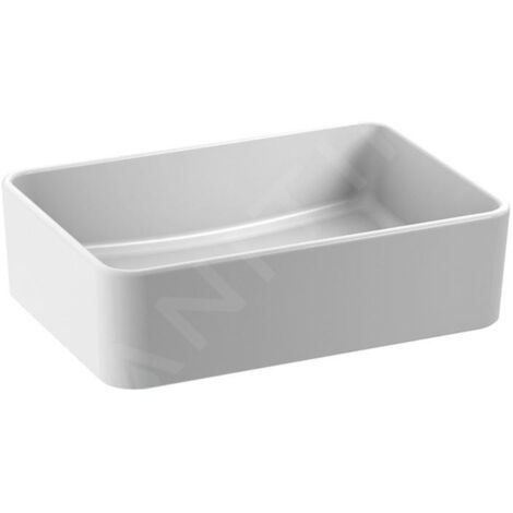 Jika Cubito Pure - Vasque à poser, 50x35 cm, sans trop-plein, blanc mat H8184237571121