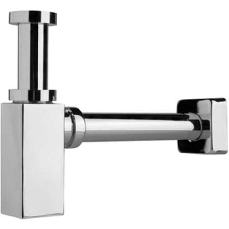 Jika Cubito - Sifone per lavabo, cromo/ottone H3747300040001