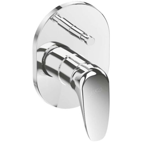 Jika Deep - Grifo monomando empotrado  de ducha, con interruptor, cromo H3211U60040001