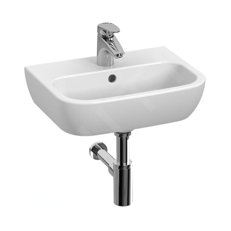 Jika - Deep - Lave-main 46x34 cm, avec trop-plein, trou pour robinetterie , blanc H8103650001041