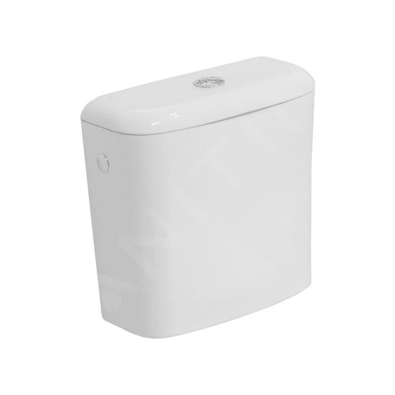 Jika - Deep - Réservoir de chasse, 380x385, remplissage par le bas, Dual Flush, blanc H8276130002421